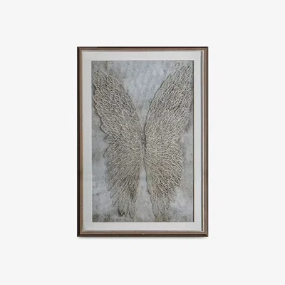 John Lewis Golden Wings - Framed Print & Mount, 94.5 x 65cm, Gold