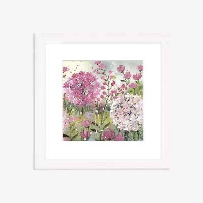 John Lewis Jane Morgan - 'Passion 1' Framed Print & Mount, 33.5 x 33.5cm, Pink/Multi