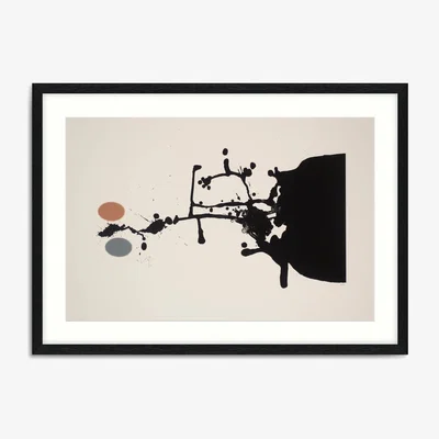John Lewis John Lewis + Tate Victor Pasmore 'Black Tiger' Wood Framed Print & Mount, 53 x 73cm