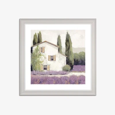 John Lewis John Lewis Adelene Fletcher 'Lavender Cottage' Framed Print, 38 x 38cm, Multi