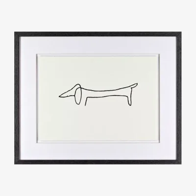 John Lewis Picasso - Le Chien Framed Print, 40 x 50cm