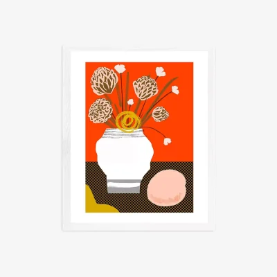 John Lewis EAST END PRINTS Elena Boils 'Flowers 11' Framed Print