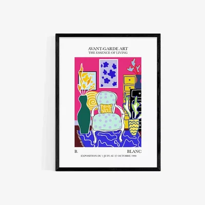 John Lewis EAST END PRINTS BLANC Prints 'Pink Essence' Framed Print