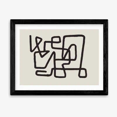 John Lewis EAST END PRINTS In House 'Knot I' Framed Print