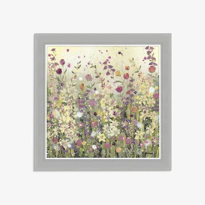 John Lewis John Lewis Jane Morgan 'Summer Blooms' Framed Print, 83 x 83cm, Multi