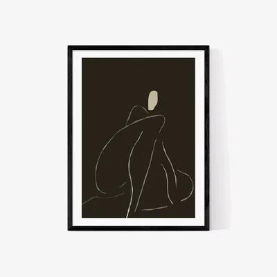 John Lewis EAST END PRINTS Hali Igwelaezoh 'Nude Figure I' Framed Print