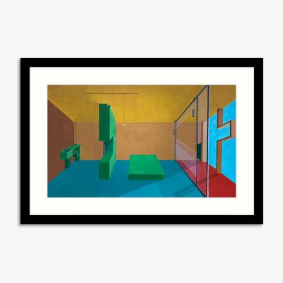 John Lewis Michelle Barratt - 'Unité Colour 01.01.' Framed Print, H43.5 x W63.5cm, Multi