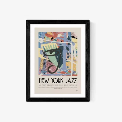 John Lewis EAST END PRINTS Your Local Ross 'New York Jazz' Framed Print