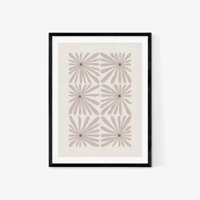 John Lewis EAST END PRINTS Alisa Galitsyna 'Lazy Daisies II' Framed Print