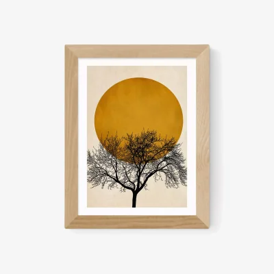 John Lewis EAST END PRINTS Kubistika 'Winter Morning' Framed Print