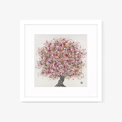 John Lewis John Lewis Sara Otter 'Heartfelt' Framed Print & Mount, 43.5 x 43.5cm, Pink