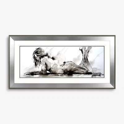 John Lewis Joanne Boon Thomas - Laying Down Lady Framed Print, 110 x 55cm
