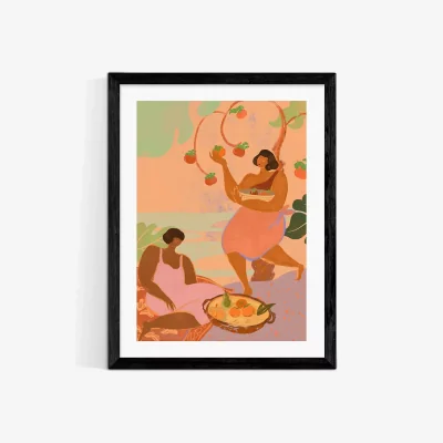 John Lewis EAST END PRINTS Arty Guava 'Autumn' Framed Print