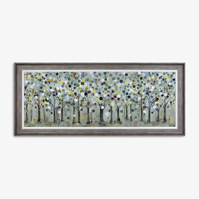 John Lewis John Lewis Ulyana Hammond 'The Timekeeper' Framed Canvas, 72 x 167cm, Grey/Multi