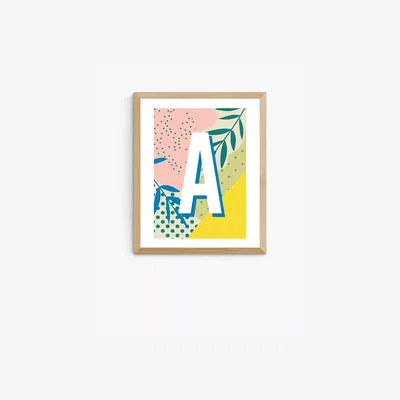 John Lewis EAST END PRINTS Sei and Ru 'A Letter' Framed Print