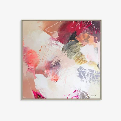 John Lewis John Lewis Natasha Barnes 'All My Love' Framed Canvas Print, 104 x 104cm, Multi