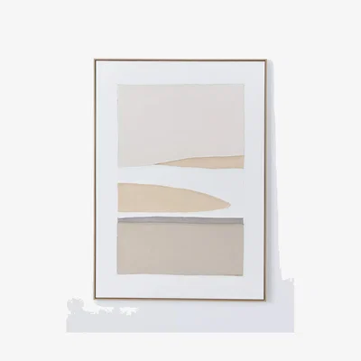 John Lewis John Lewis 'Gathers Scene' Framed Hand Painted Wall Art