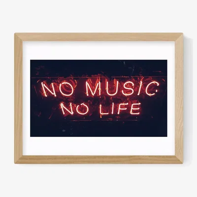 John Lewis EAST END PRINTS Limbo and Ginger 'No Music No Life' Framed Print
