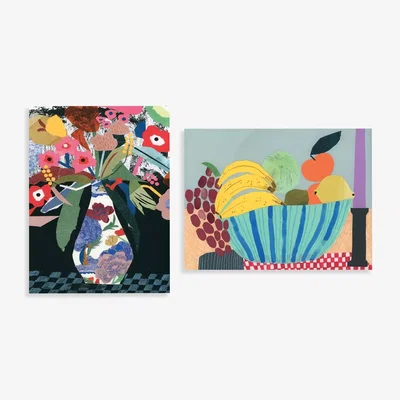 John Lewis EAST END PRINTS Katy Welsh 'Still Life' Unframed Prints, Set of 2, 40 x 30cm, Multi
