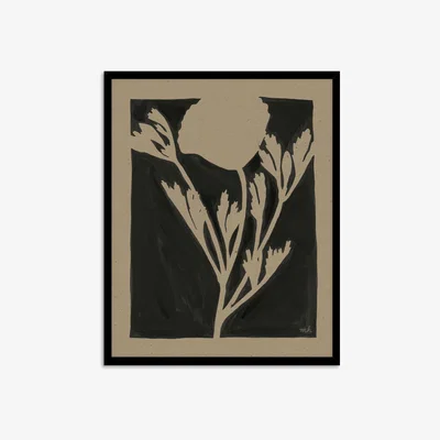 John Lewis Moira Hershey - 'Joy Spring II' Framed Print, 52 x 42cm, Black