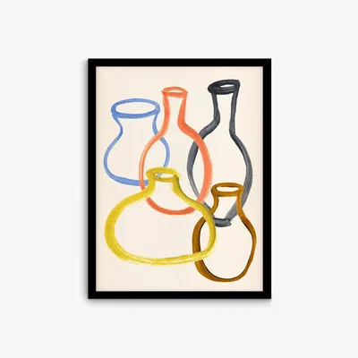 John Lewis Annie Warren - 'Le Vase II' Framed Print, 42 x 32cm, Multi