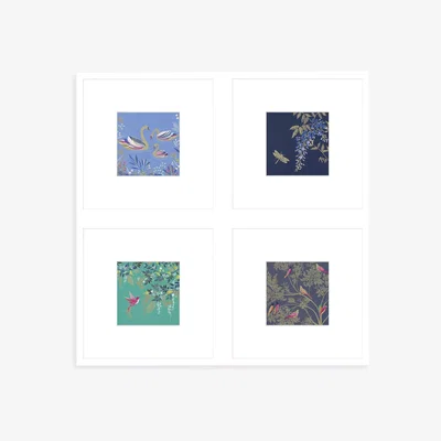 John Lewis John Lewis Sara Miller Framed Print & Mount, Set of 4, 32 x 32cm, Assorted