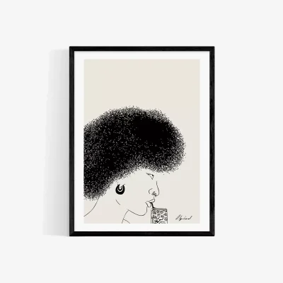 John Lewis EAST END PRINTS Hali Igwelaezoh 'Hot Girl Juice' Framed Print