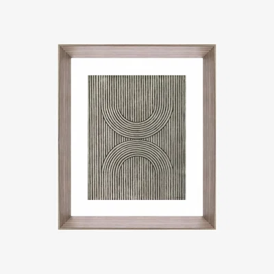John Lewis Brookpace Lascelles 'Cedar Grooves II' Framed Print, 66 x 55cm, Brown