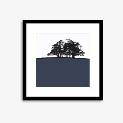 John Lewis Jacky Al-Samarraie - 'Trough of Bowland' Framed Print & Mount, 54.5 x 54.5cm, Navy