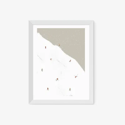 John Lewis EAST END PRINTS Coit Collective Ski Slope Framed Print
