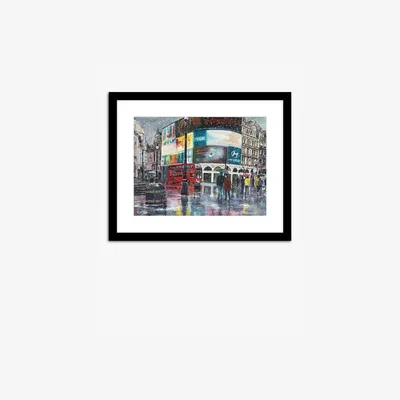 John Lewis John Lewis Darren Carey 'Piccadilly' Framed Print & Mount, 43.5 x 53.5cm, Multi