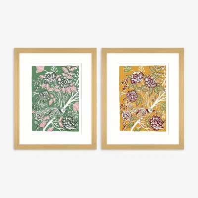 John Lewis Ellen Merchant - 'Rambler' Framed Print & Mount, Set of 2, 53.5 x 43.5cm