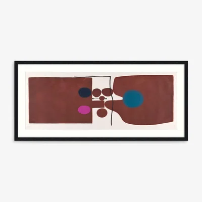John Lewis John Lewis + Tate Victor Pasmore 'Villa dei Misteri' Wood Framed Print & Mount, 48 x 103cm