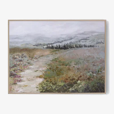 John Lewis John Lewis 'Distant Landscape' Framed Canvas Print, 61.9 x 91.9cm, Multi