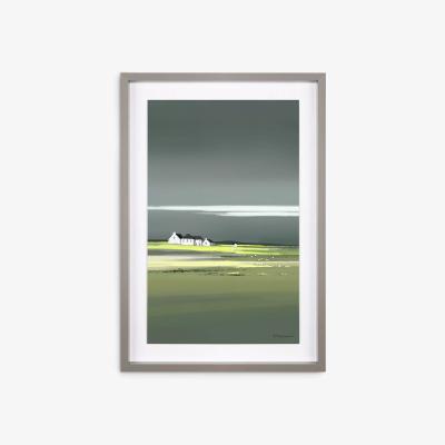 John Lewis John Lewis Ulyana Hammond 'Ethos' Framed Print & Mount, 60 x 41cm, Green/Grey