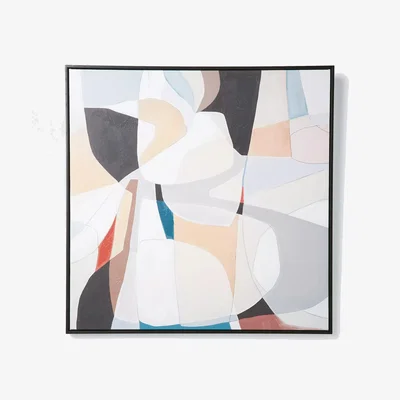 John Lewis John Lewis 'Modern Faces' Framed Canvas Print, 80 x 80cm, Multi
