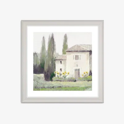 John Lewis John Lewis Adelene Fletcher 'Sunflower Cottage' Framed Print, 38 x 38cm, Multi