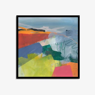 John Lewis John Lewis Jan Weiss 'Vague Impression' Framed Print, 83.5 x 83.5cm, Multi