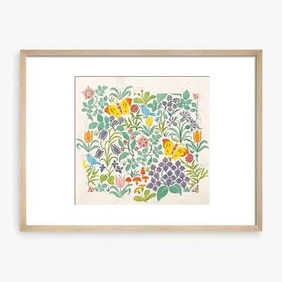 John Lewis John Lewis V&A CFA Voysey 'Spring Flowers' Framed Print, 40 x 50cm