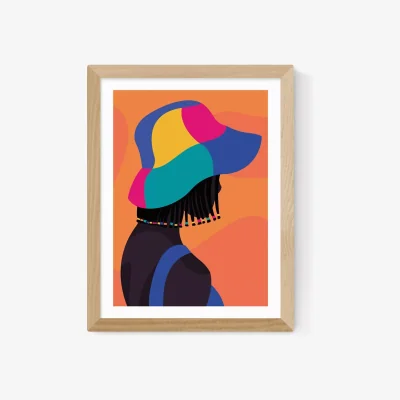 John Lewis EAST END PRINTS Sofia Doudine 'Summer Vibe' Framed Print