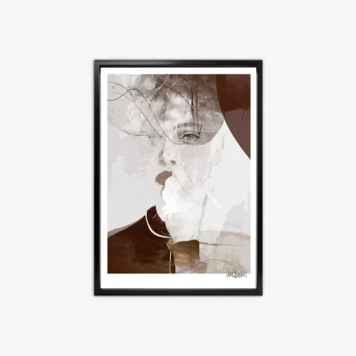 John Lewis Anna Bulow - 'Untold Stories' Limited Edition Framed Print, 75 x 55cm, Grey