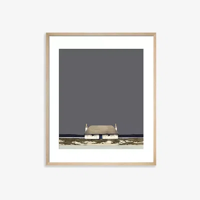 John Lewis Ron Lawson - Black House Framed Print & Mount, 60 x 50cm, Black