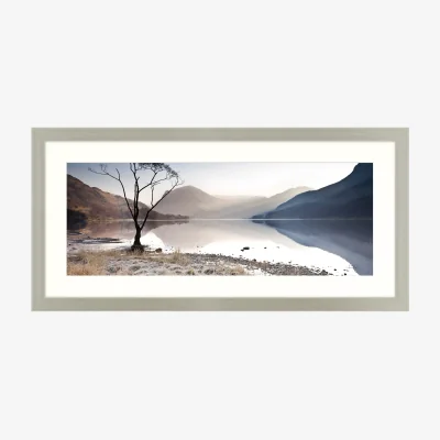 John Lewis James Bell - 'Buttermere Tree' Framed Print & Mount, 52 x 107cm, Multi