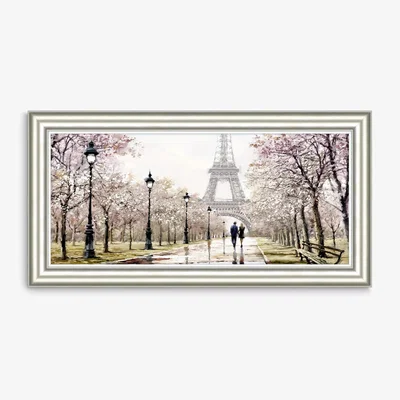 John Lewis John Lewis Richard Macneil 'Eiffel Tower' Framed Print, 58 x 113cm, Multi
