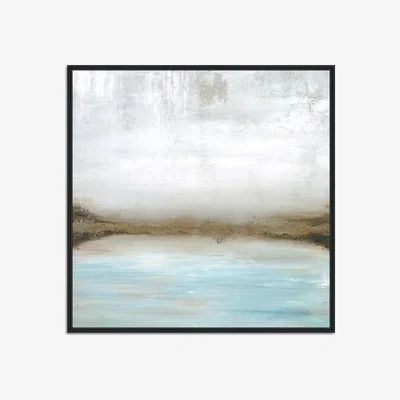 John Lewis John Lewis Yharnna 'Enchant' Framed Canvas Print, 104 x 104cm, Gold
