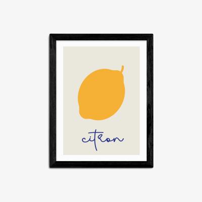 John Lewis EAST END PRINTS Inoui 'Citron' Framed Print