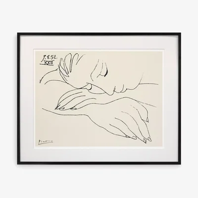 John Lewis Picasso - War and Peace Framed Print & Mount, 72 x 90cm