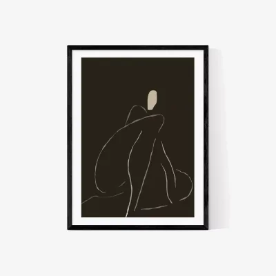 John Lewis EAST END PRINTS Hali Igwelaezoh 'Nude Figure I' Framed Print