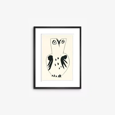 John Lewis Pablo Picasso - Chouette Framed Print & Mount, 47 x 37cm, White