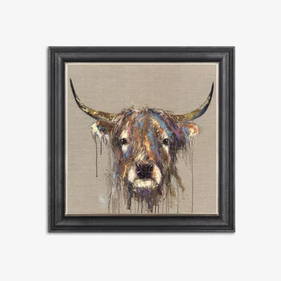 John Lewis Louise Luton - 'Faithful' Framed Print, 86 x 86cm, Brown